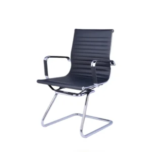 Sitora Leather Visitor Chair with Steel Frame